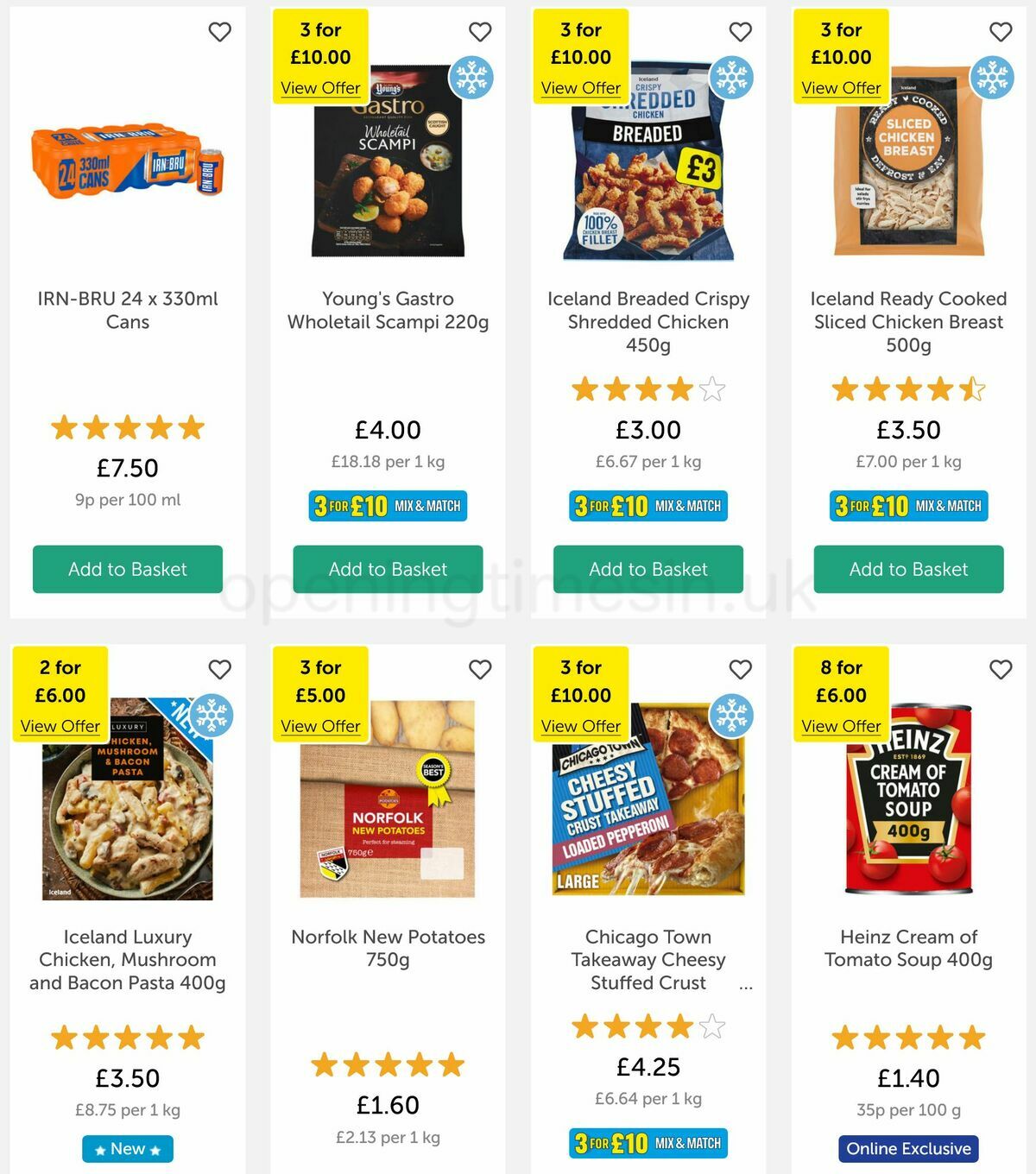 Iceland Offers from 23 September