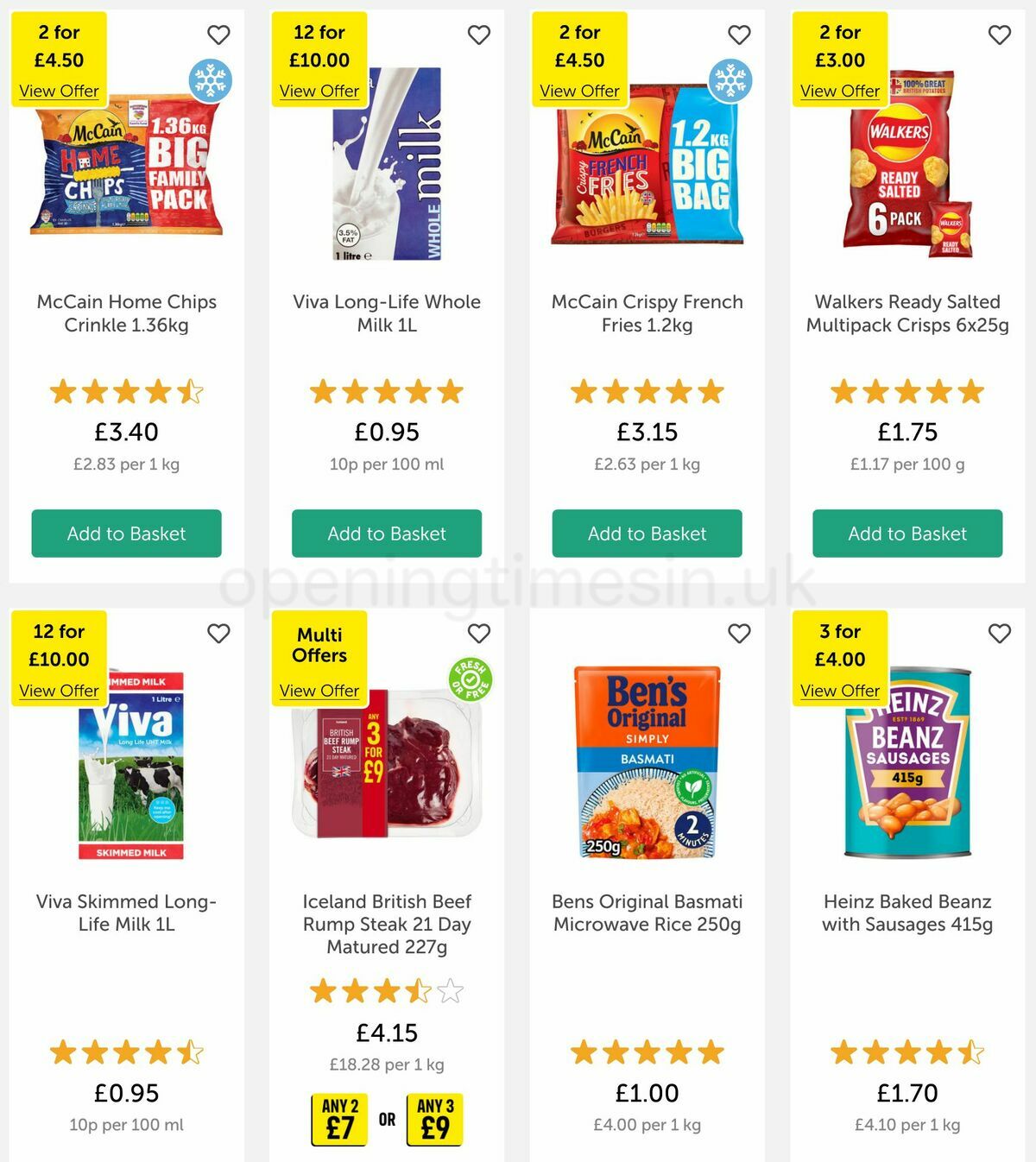 Iceland Offers from 23 September