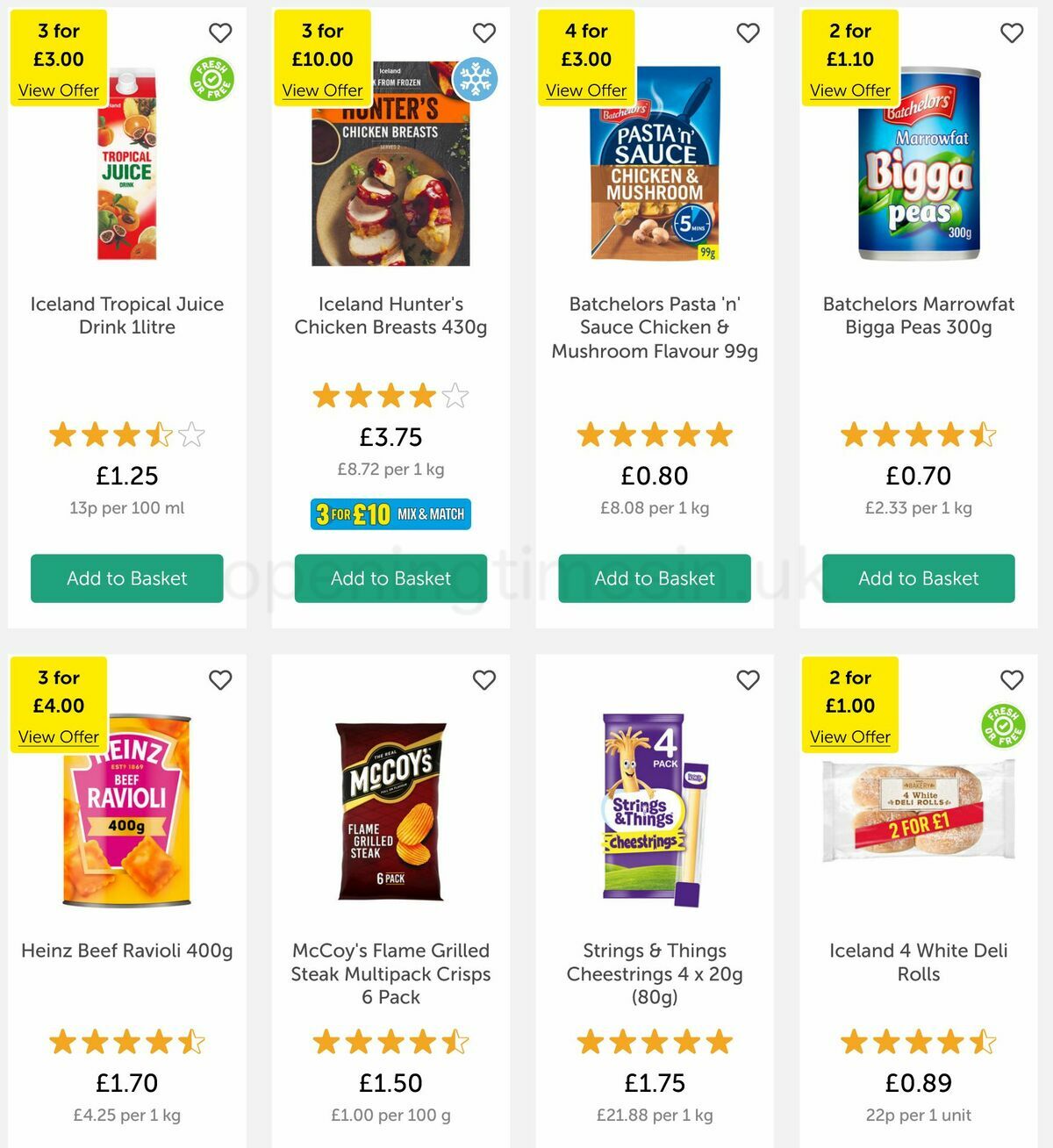 Iceland Offers from 23 September