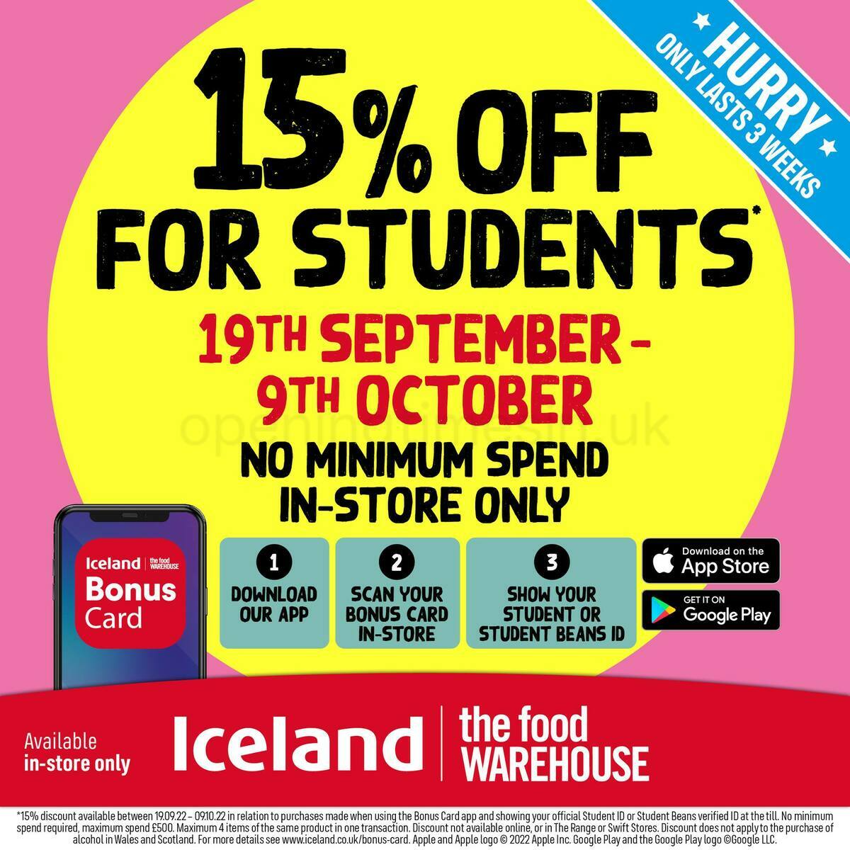 Iceland Offers from 29 September