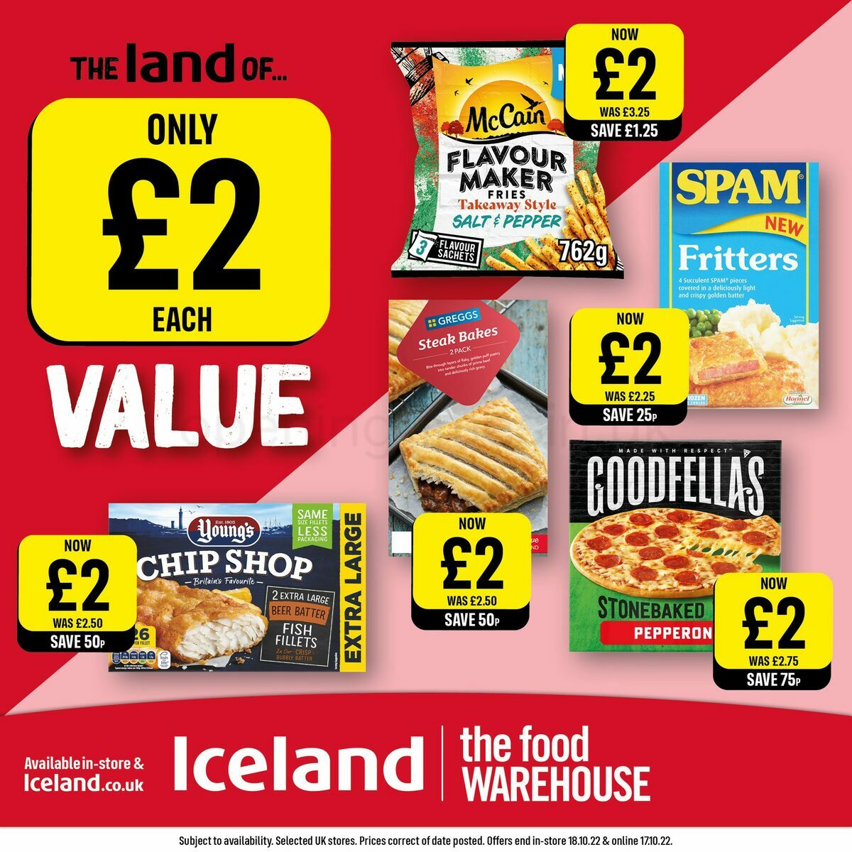 Iceland Offers from 6 October