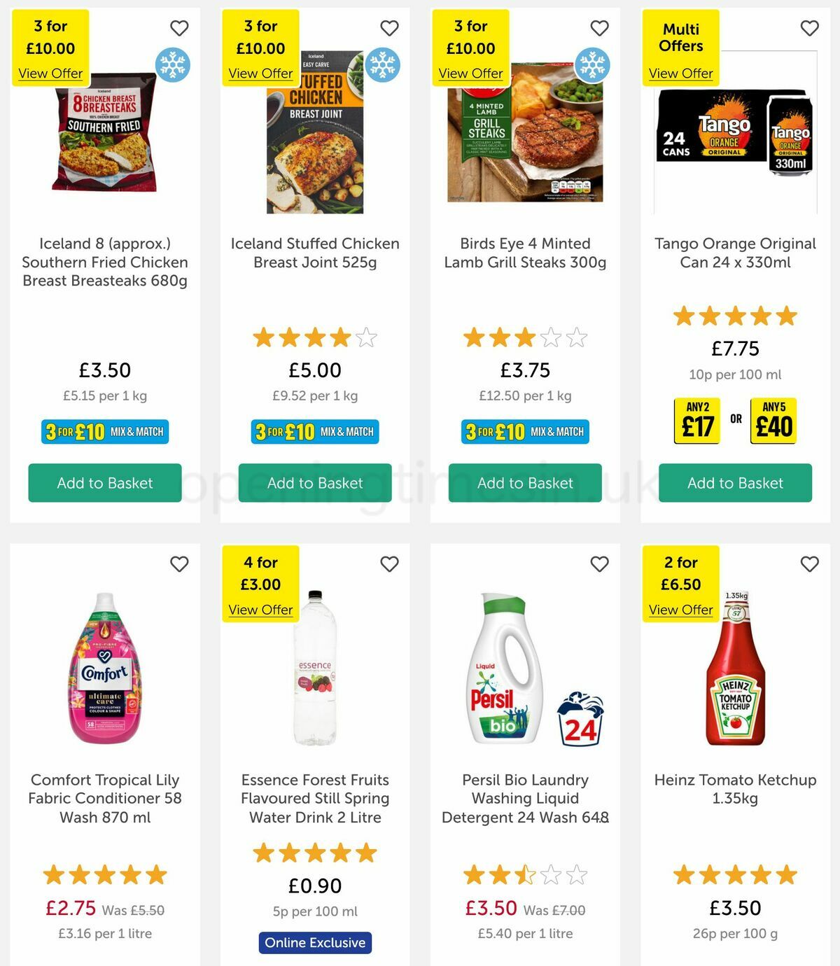 Iceland Offers from 11 November