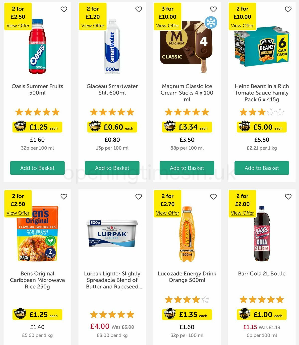 Iceland Offers from 17 March