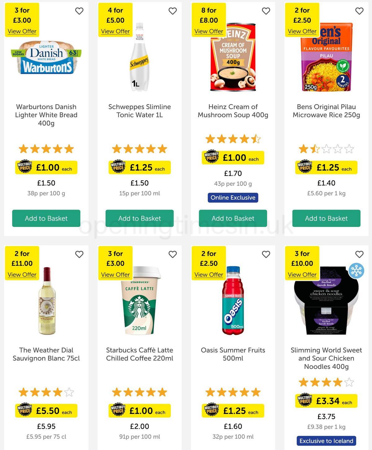 Iceland Offers from 31 March