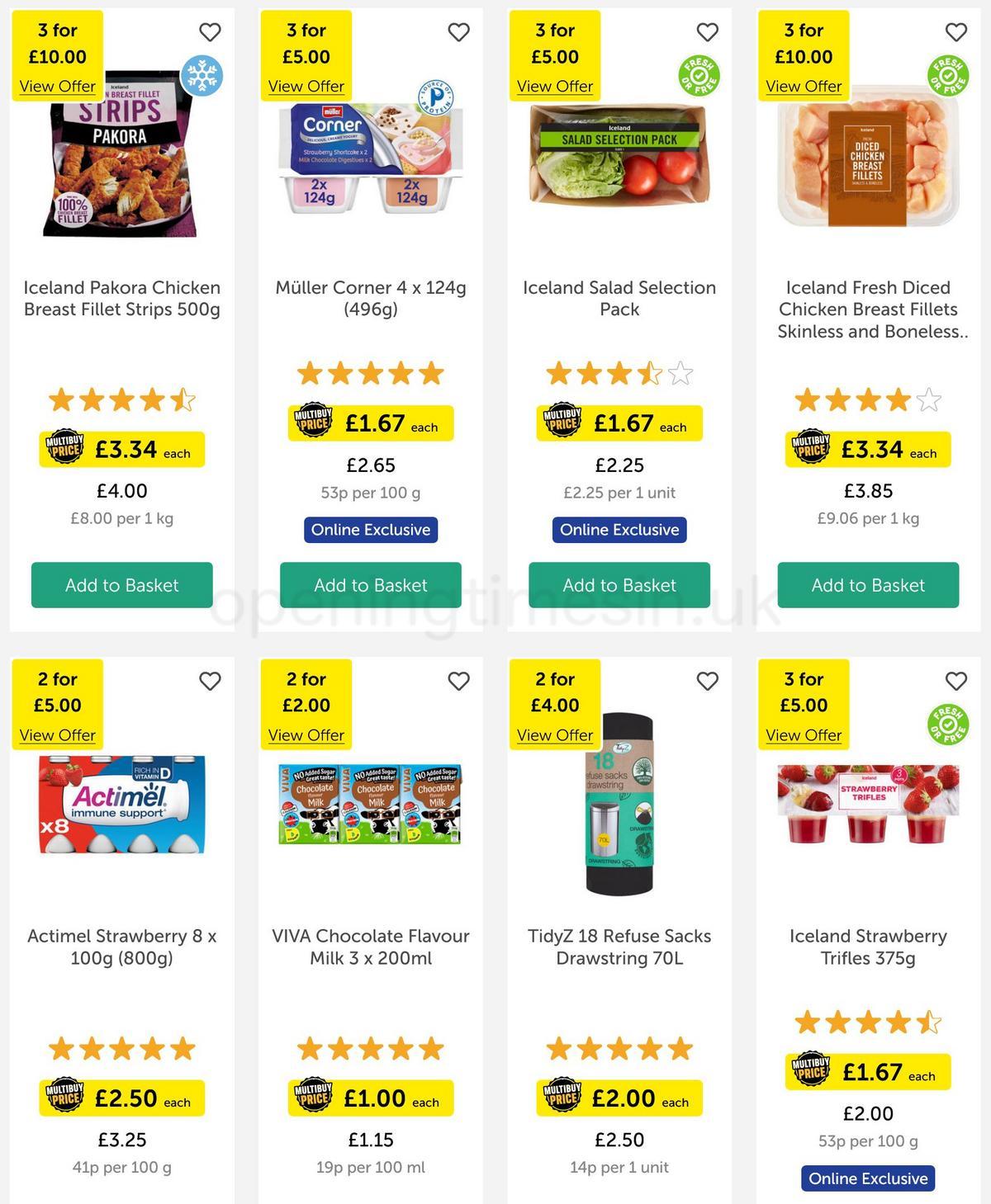 Iceland Offers from 31 March