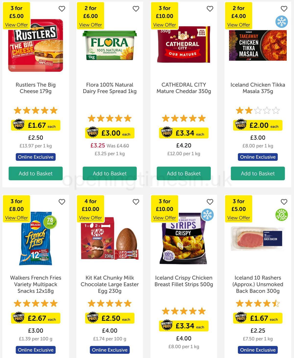 Iceland Offers from 31 March