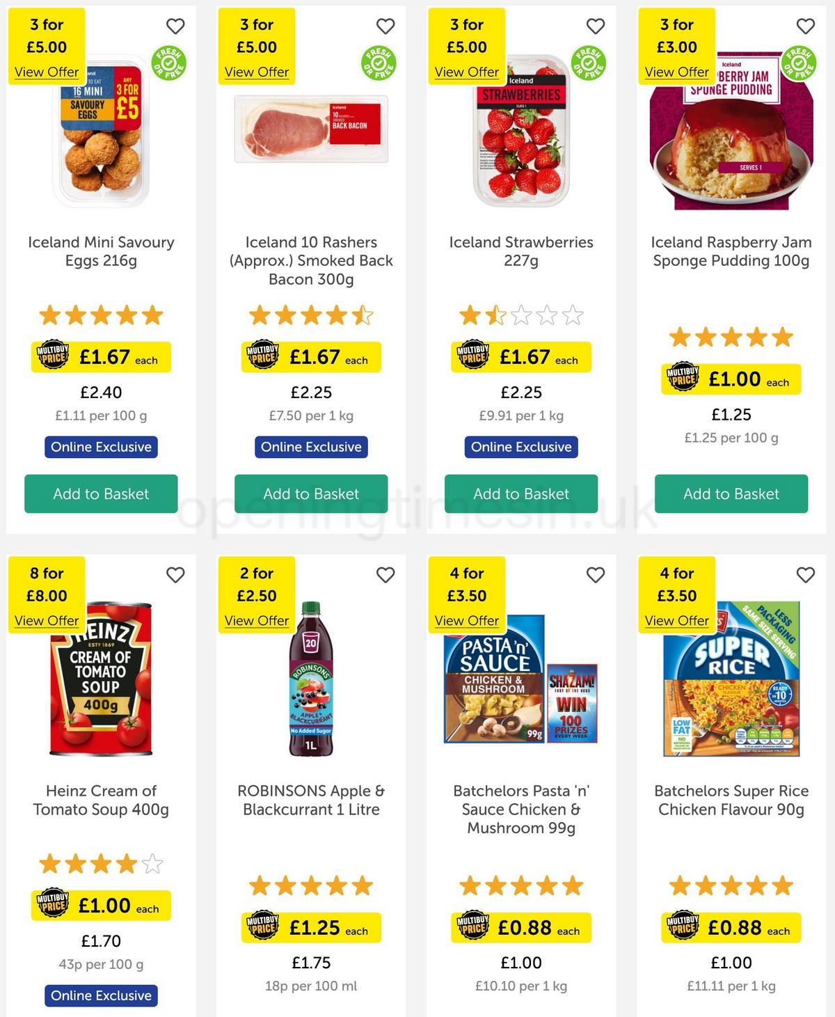 Iceland Offers from 31 March