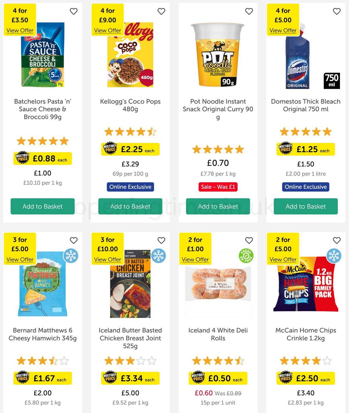 Iceland Offers from 31 March