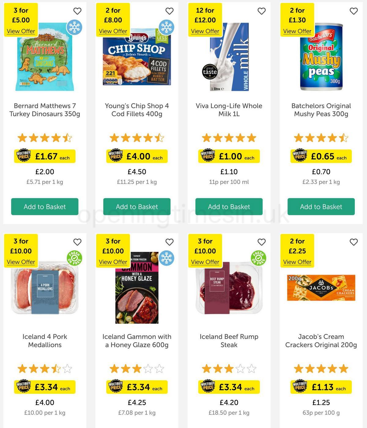 Iceland Offers from 31 March