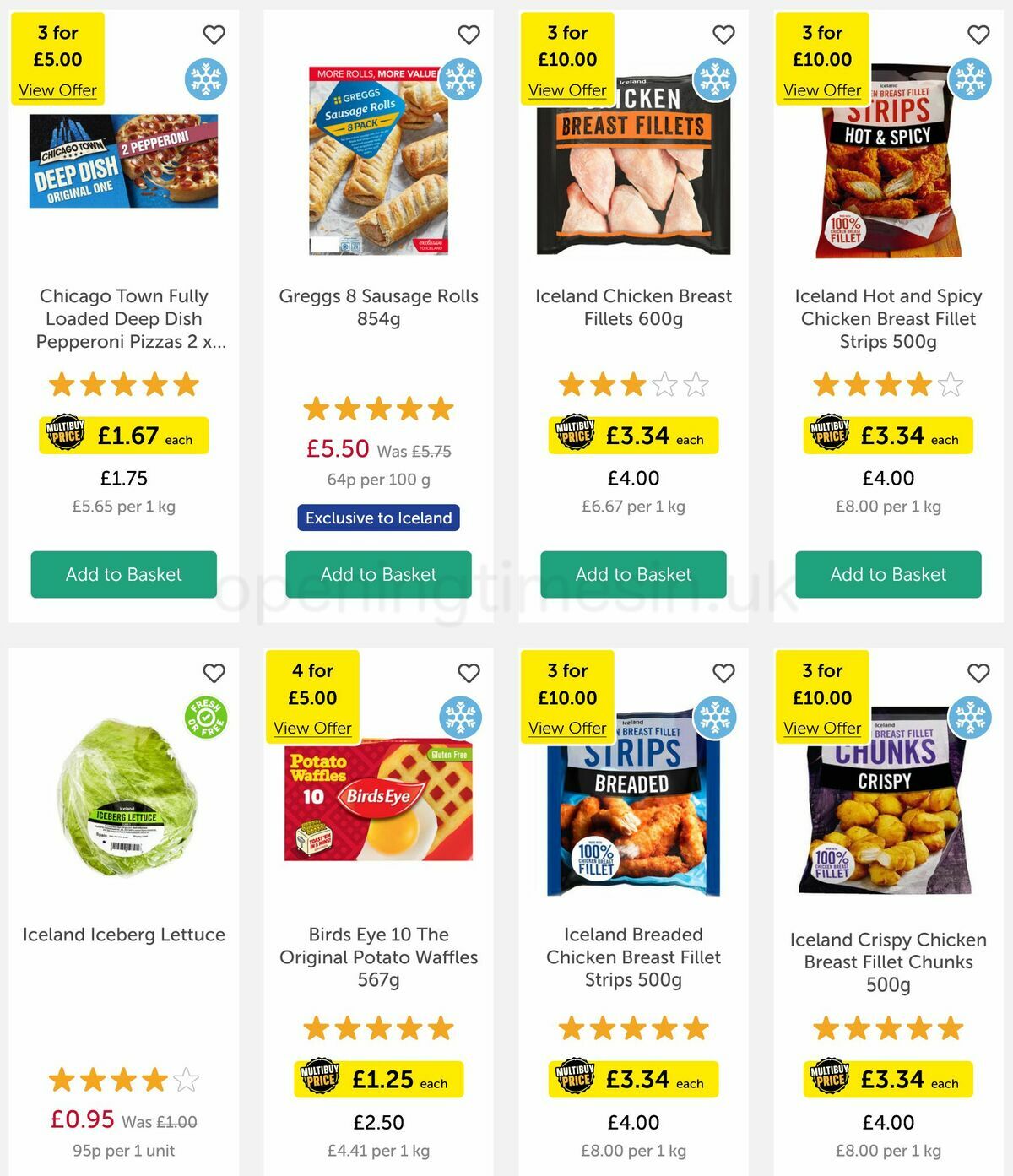 Iceland Offers from 21 April