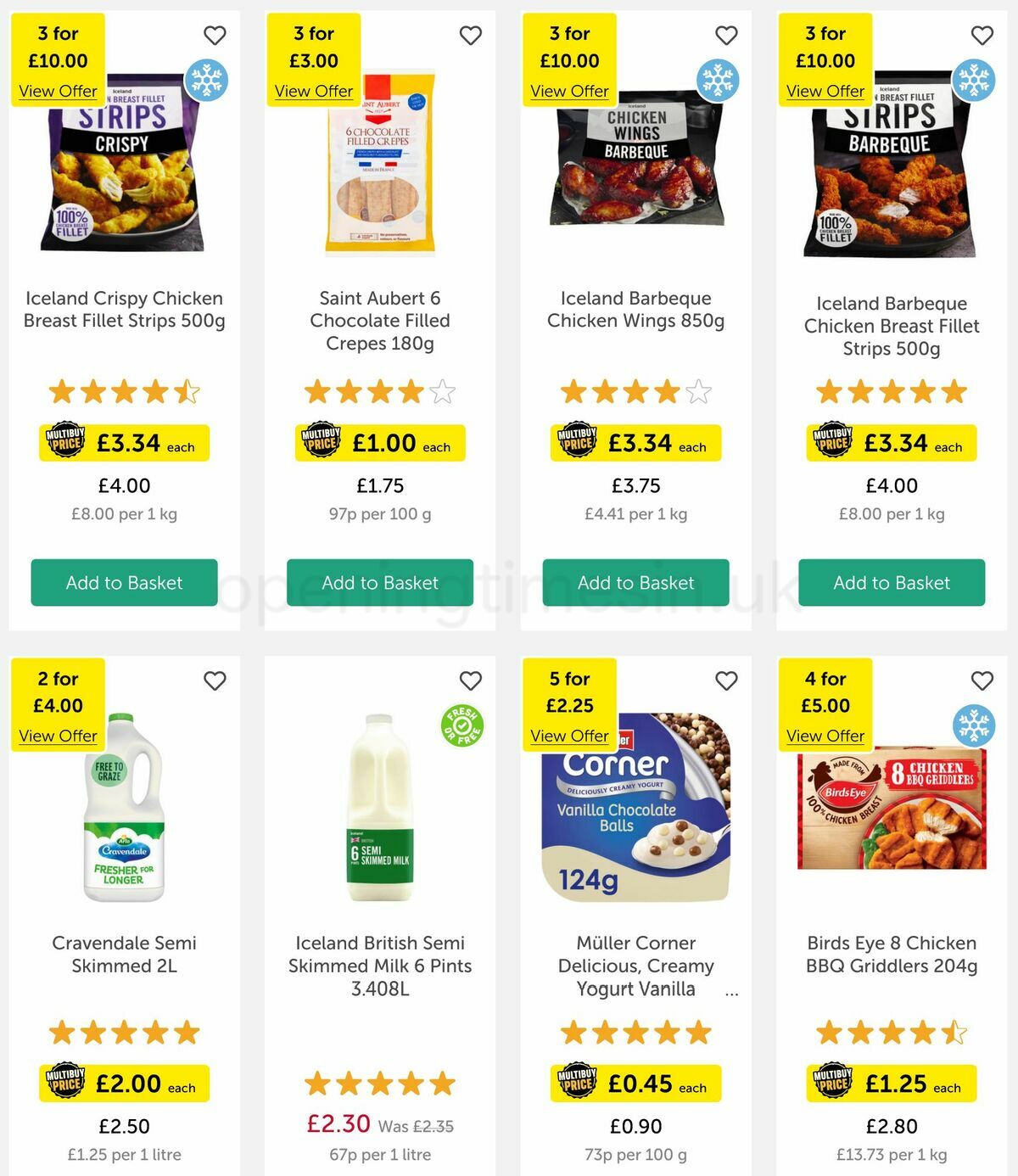 Iceland Offers from 21 April