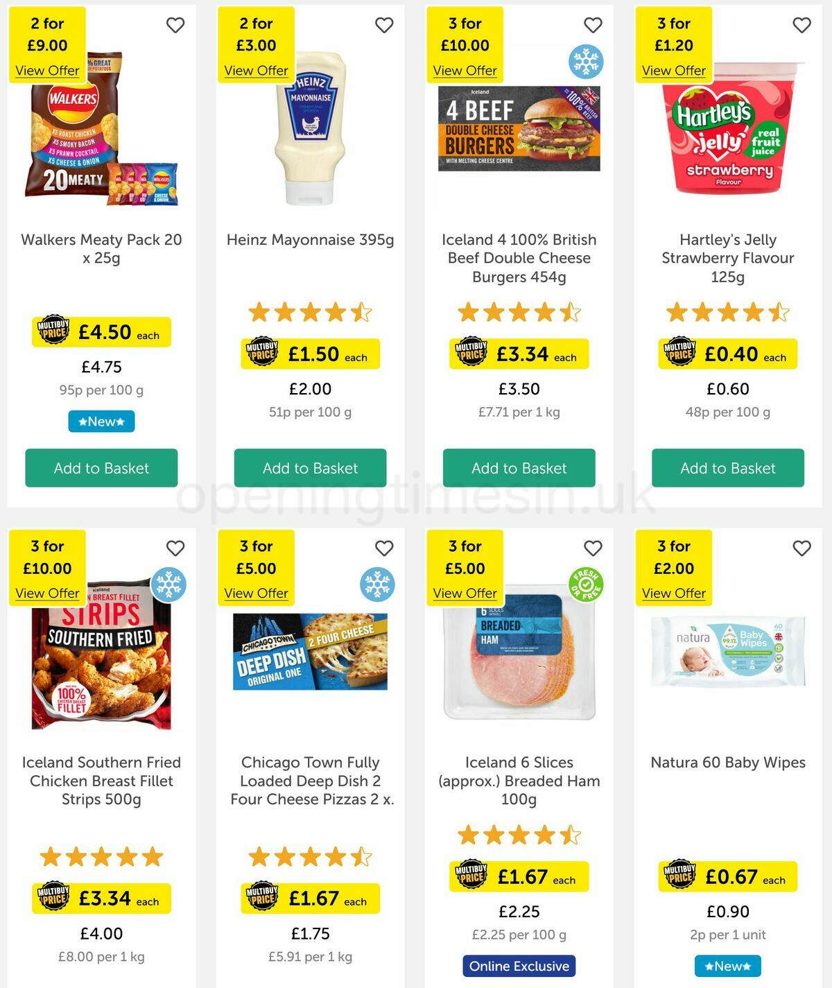 Iceland Offers from 21 April