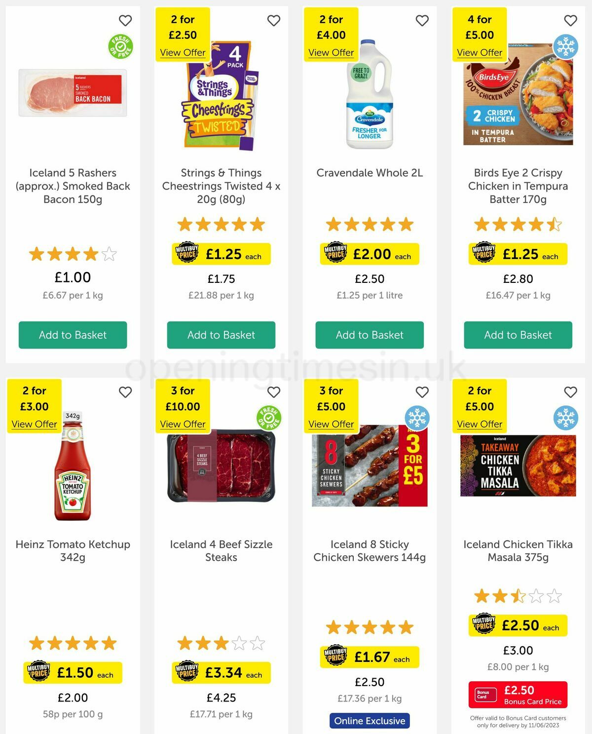 Iceland Offers from 21 April