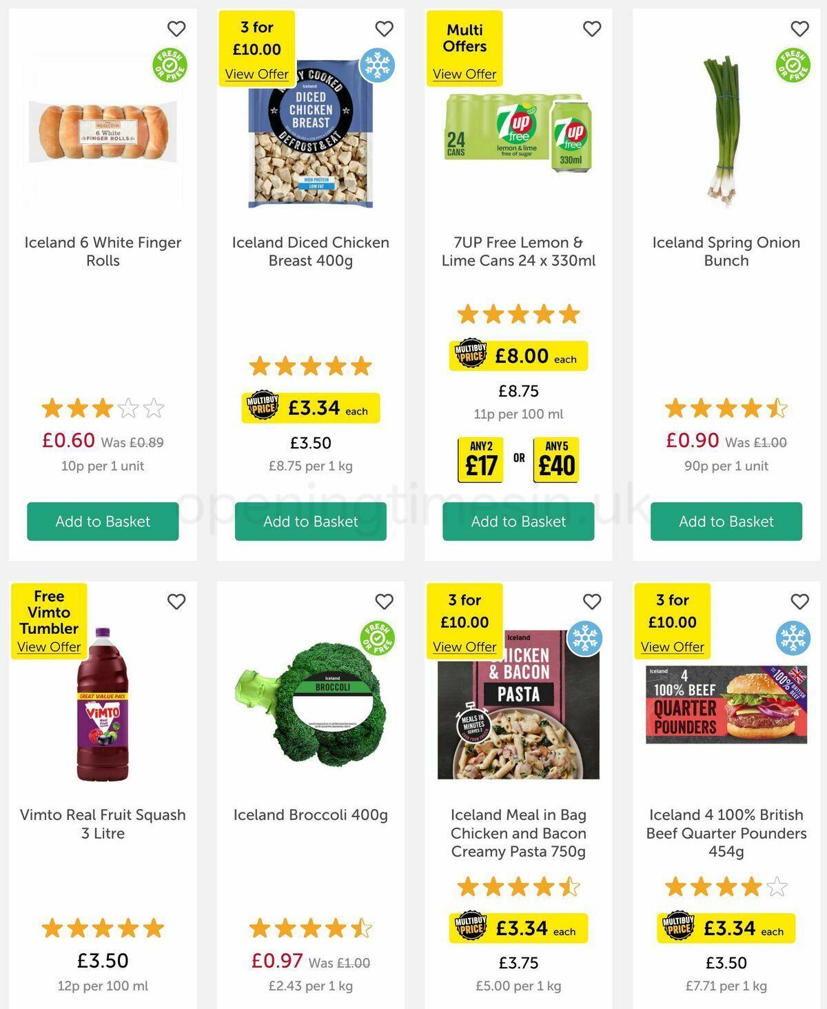 Iceland Offers from 21 April