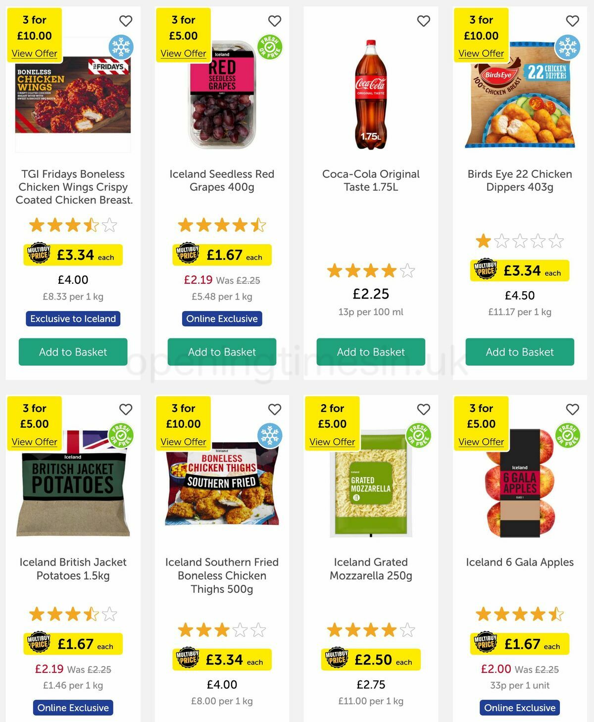 Iceland Offers from 21 April