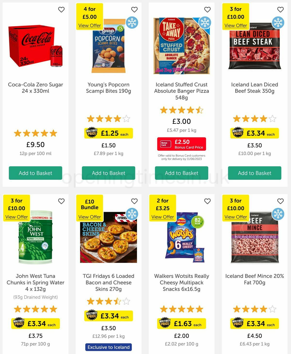 Iceland Offers from 21 April