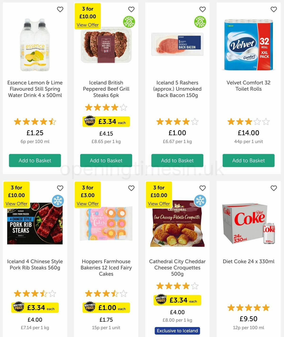 Iceland Offers from 21 April