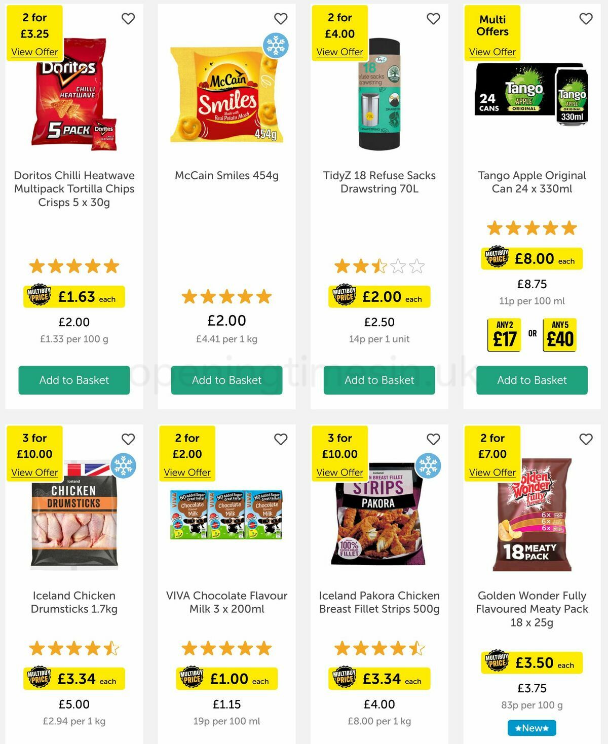 Iceland Offers from 21 April