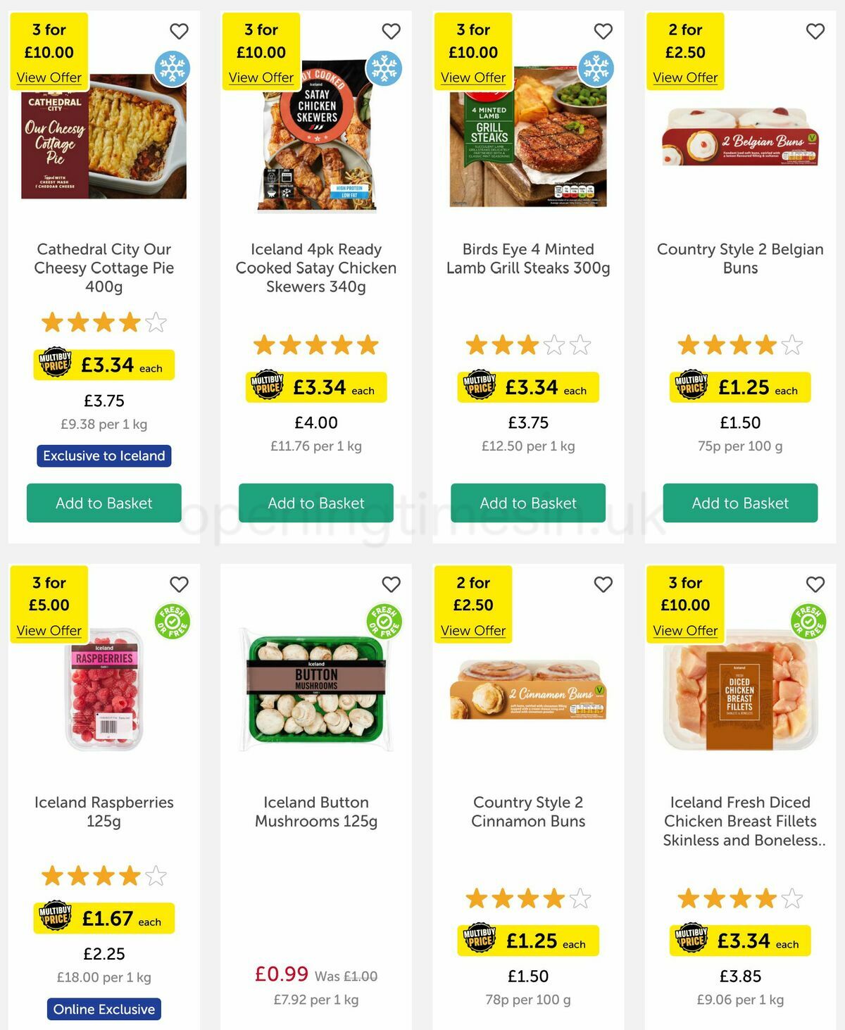 Iceland Offers from 21 April