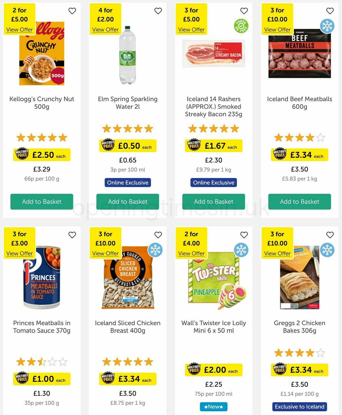 Iceland Offers from 21 April