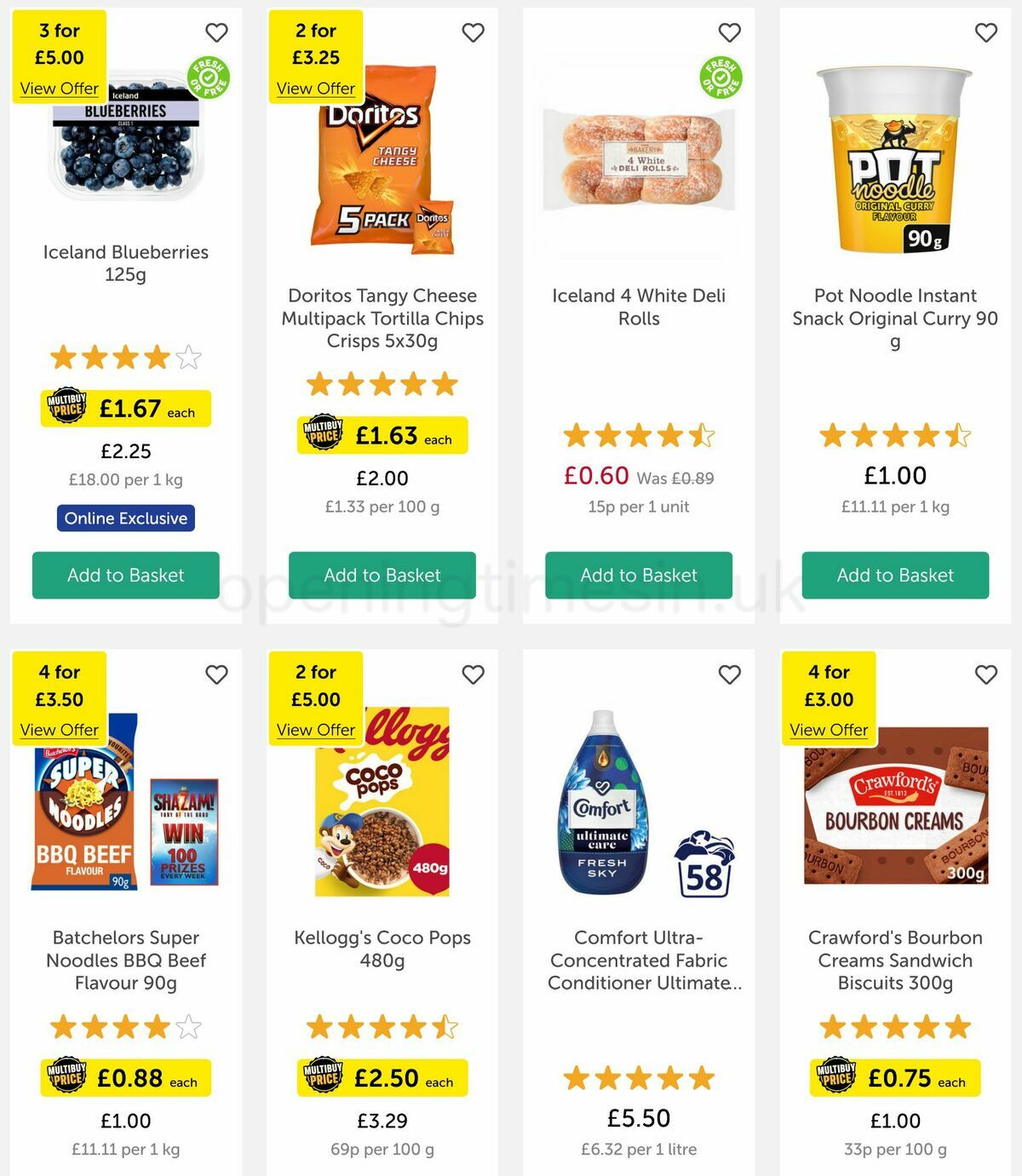 Iceland Offers from 21 April