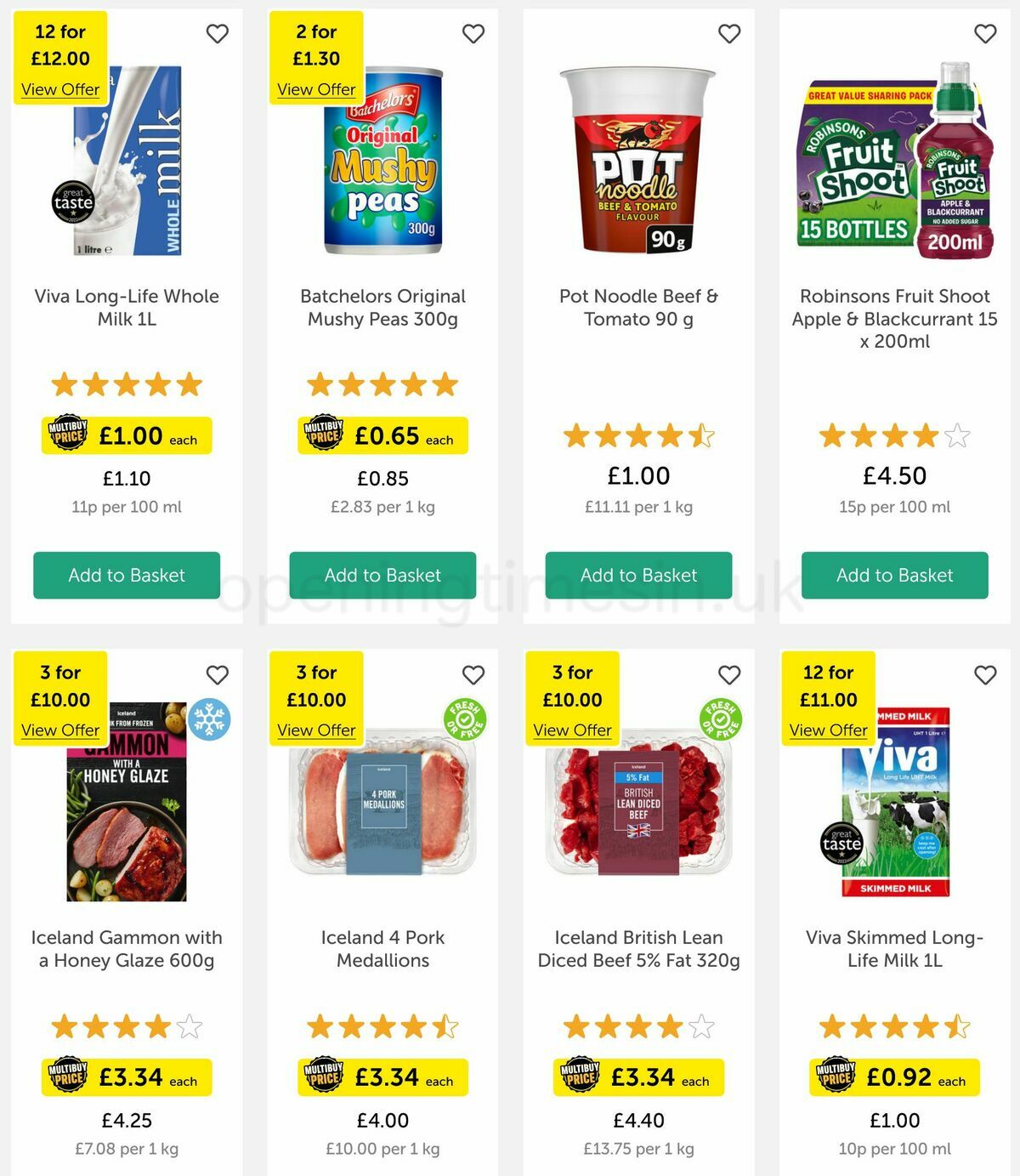 Iceland Offers from 21 April