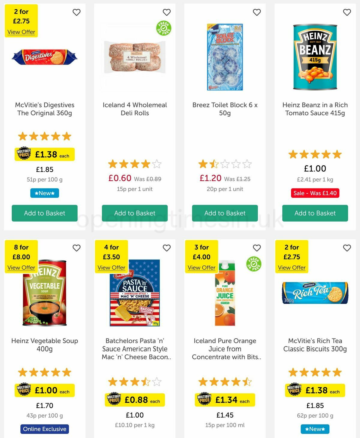 Iceland Offers from 21 April