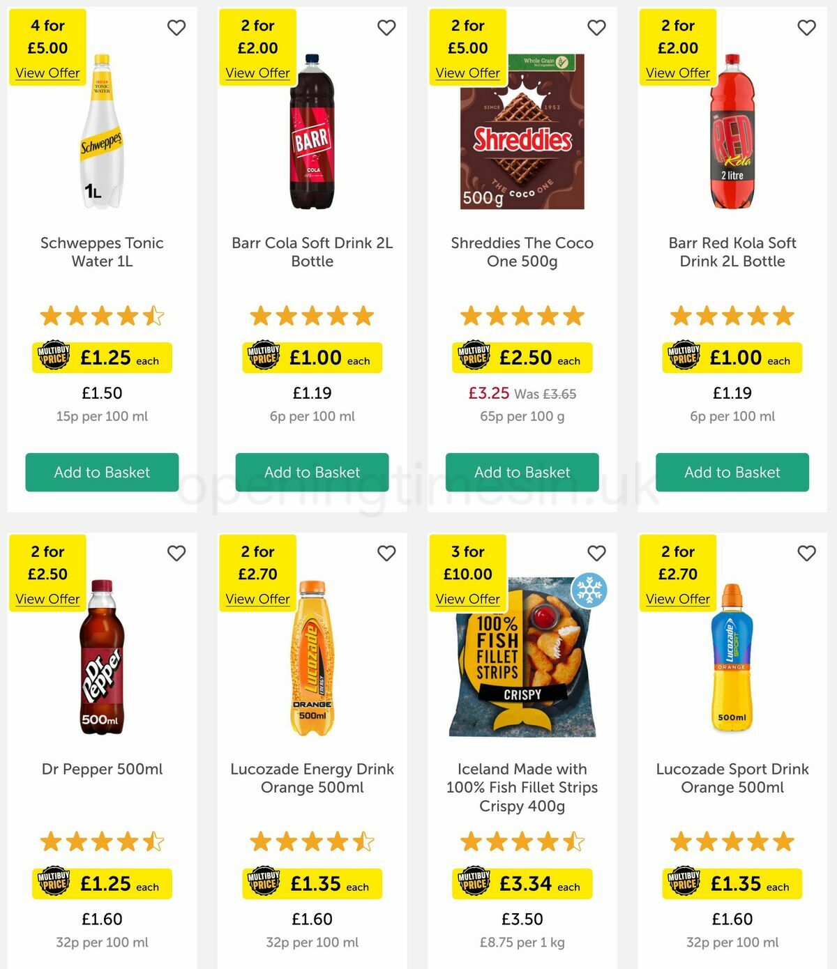 Iceland Offers from 21 April