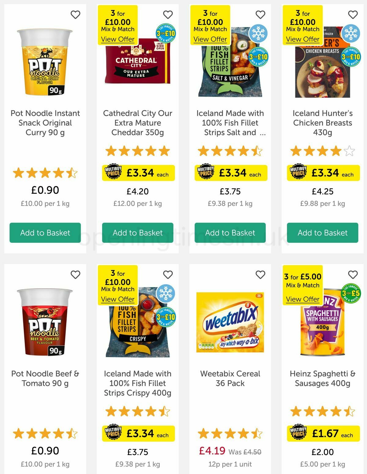 Iceland Offers from 18 May