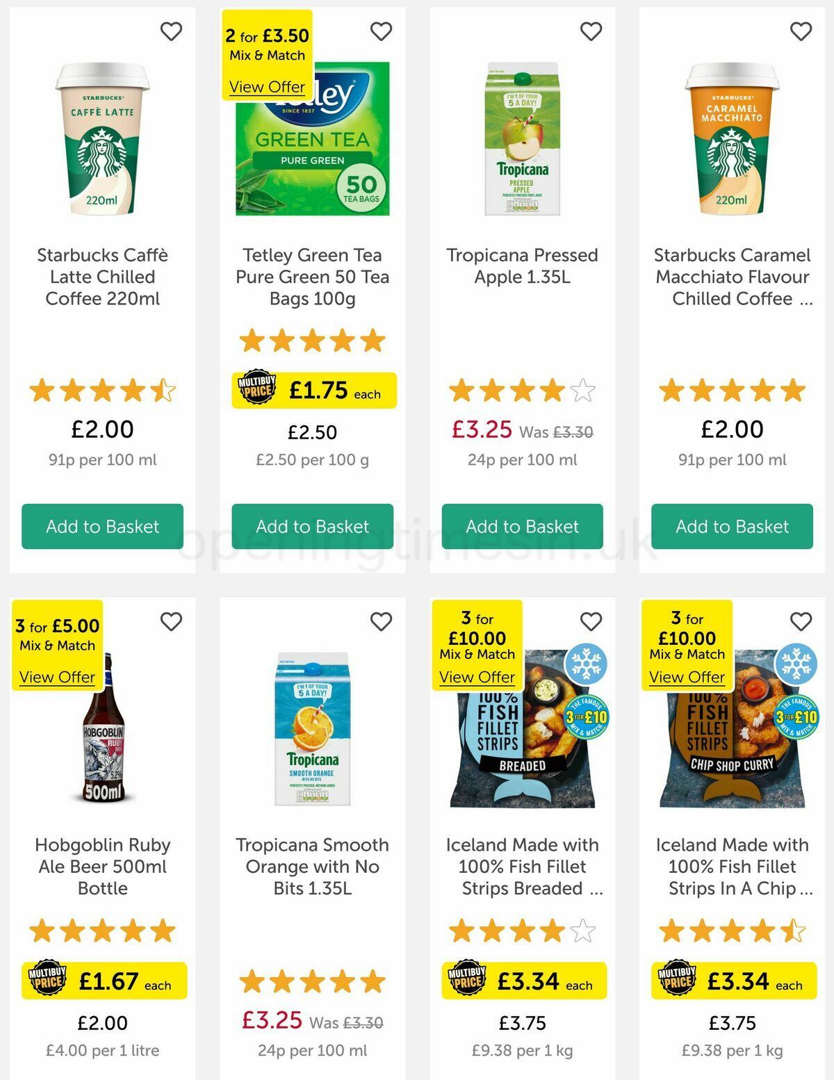 Iceland Offers from 18 May