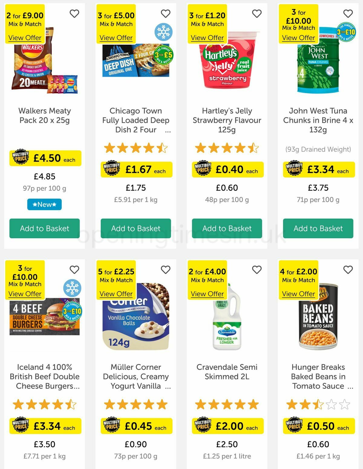 Iceland Offers from 18 May