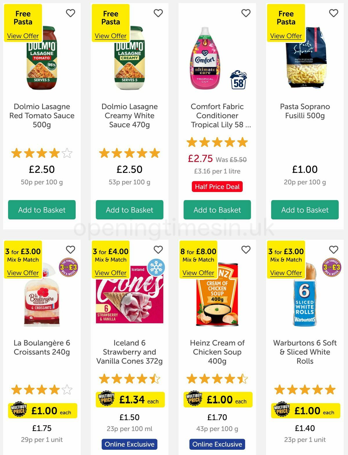 Iceland Offers from 18 May