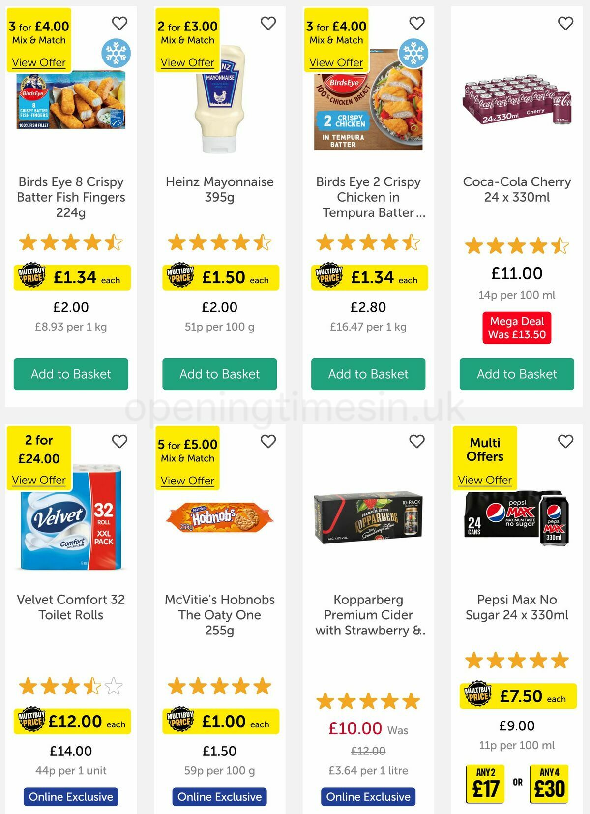 Iceland Offers from 26 May