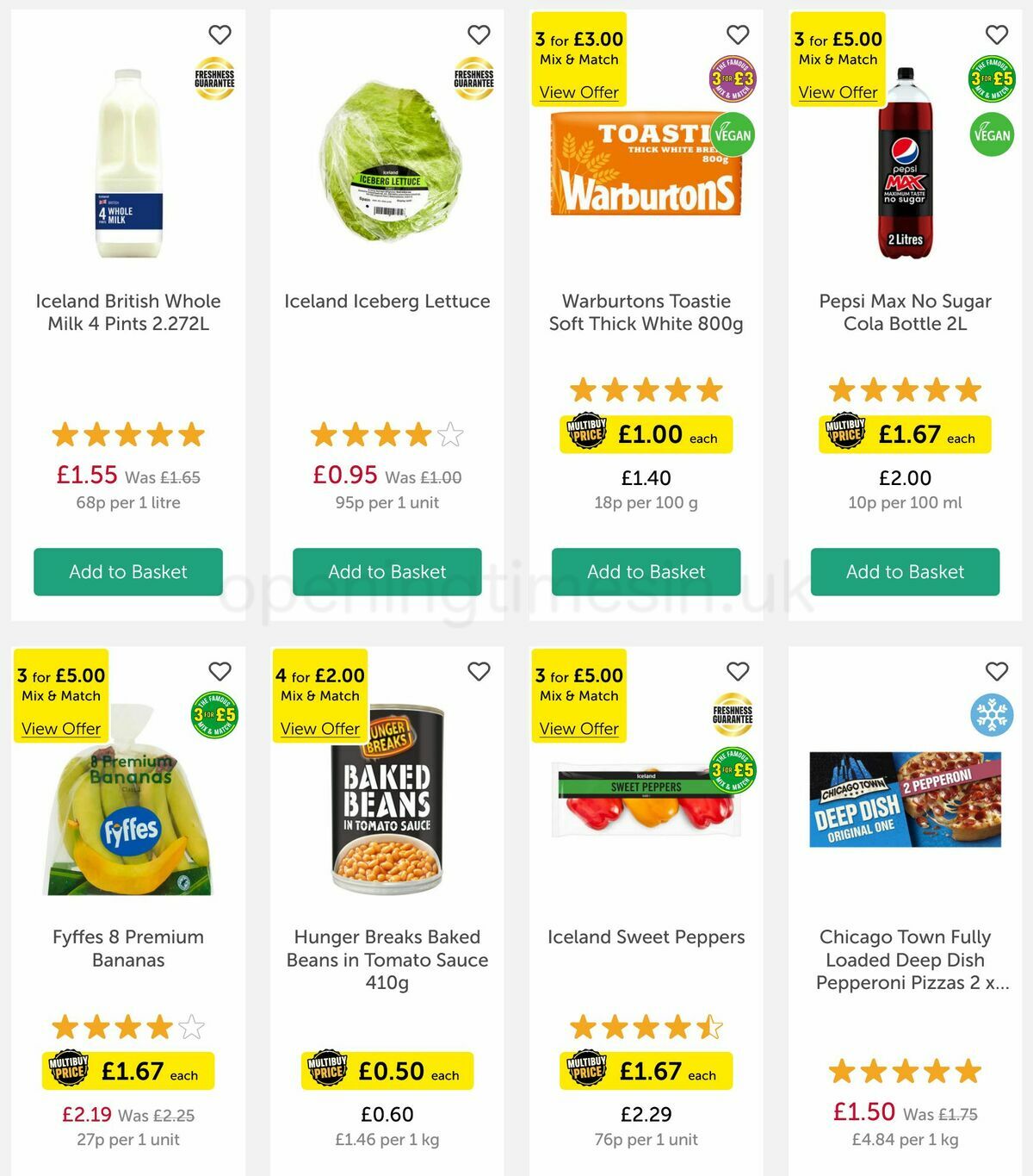 Iceland Offers from 16 June