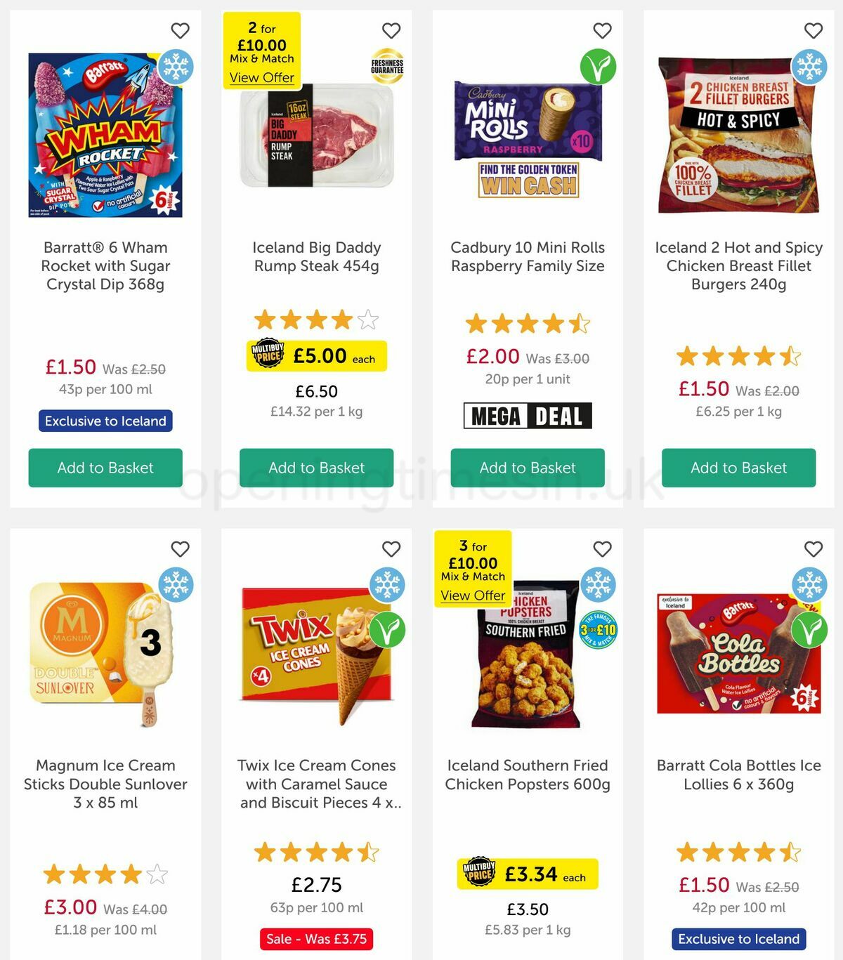 Iceland Offers from 16 June