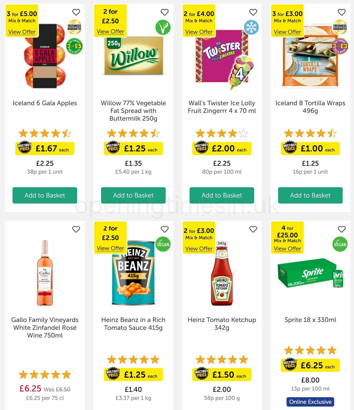 Iceland Offers from 16 June