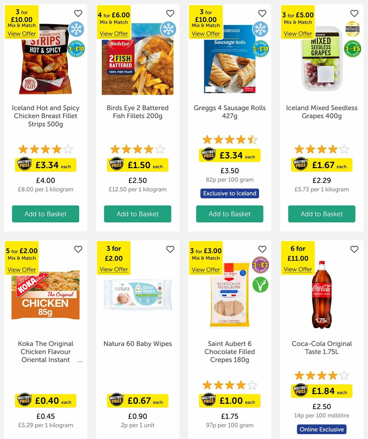 Iceland Offers from 7 July