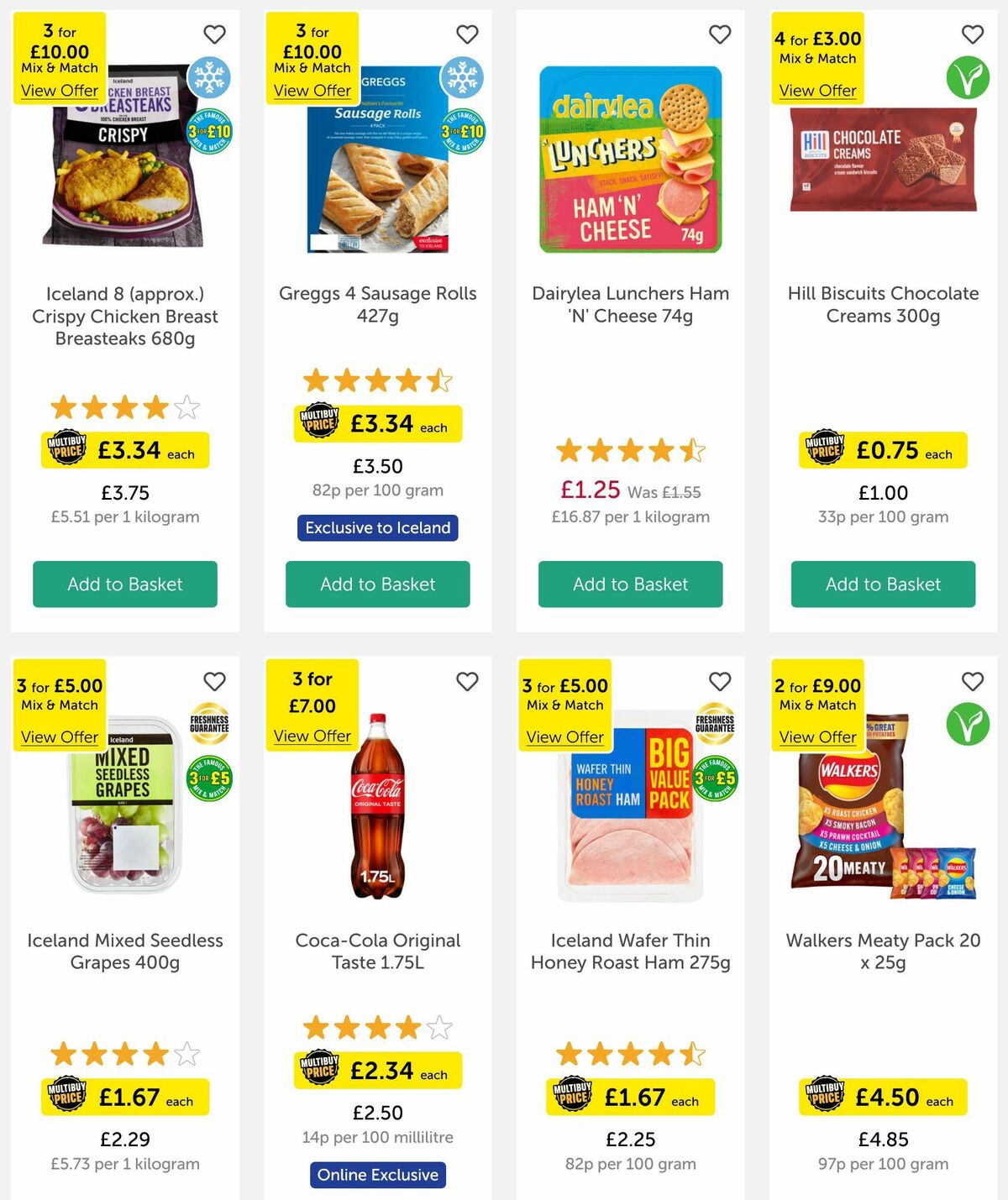 Iceland Offers from 21 July