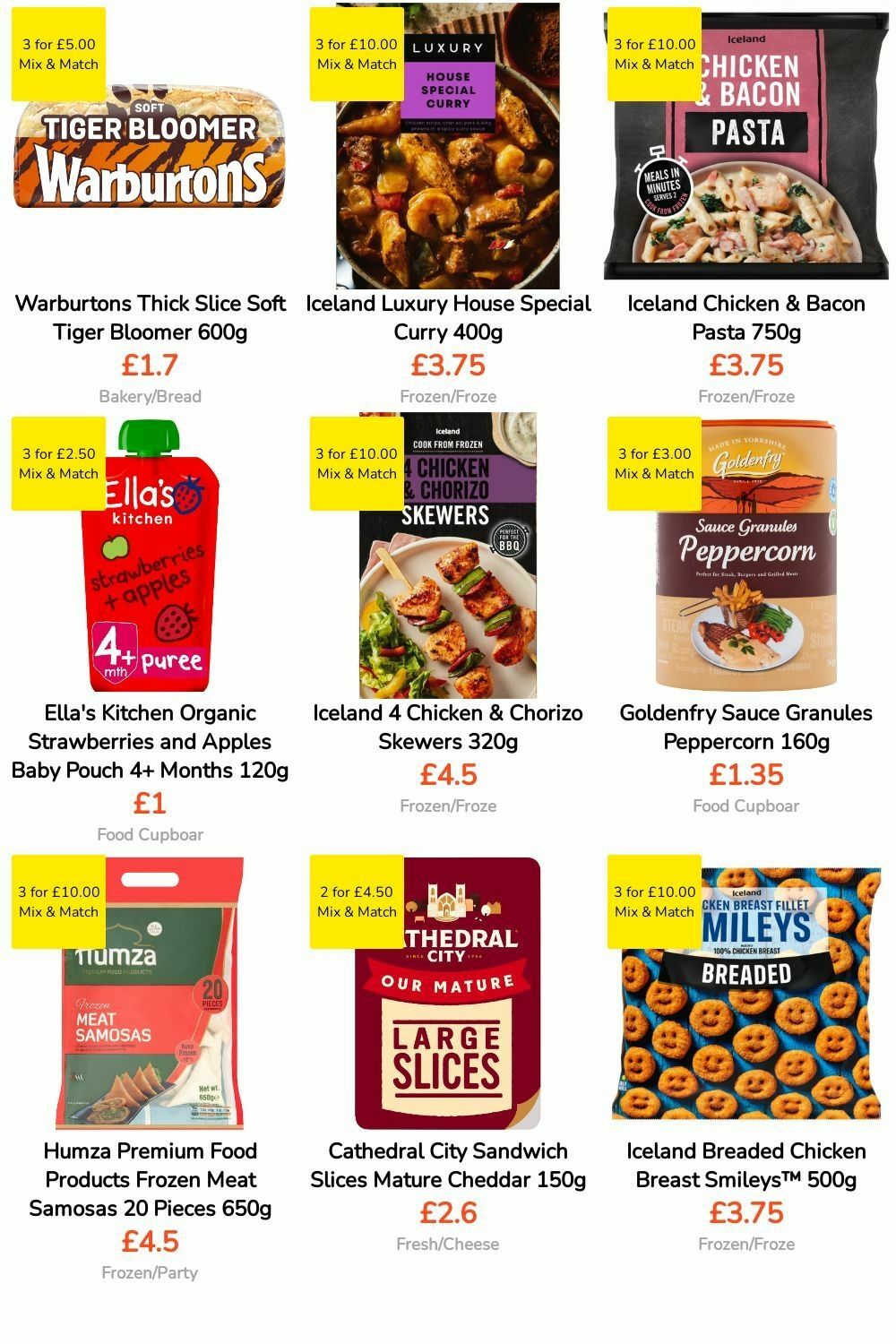 Iceland Offers from 13 October