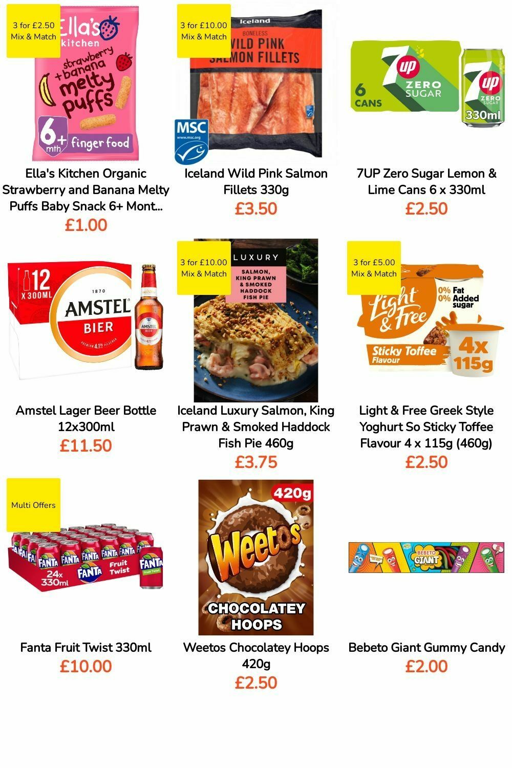 Iceland Offers from 12 January