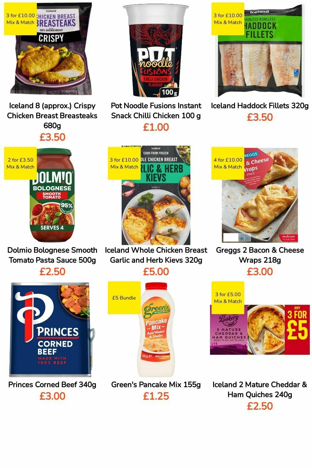 Iceland Offers from 12 January