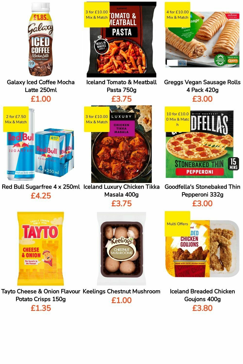 Iceland Offers from 12 January