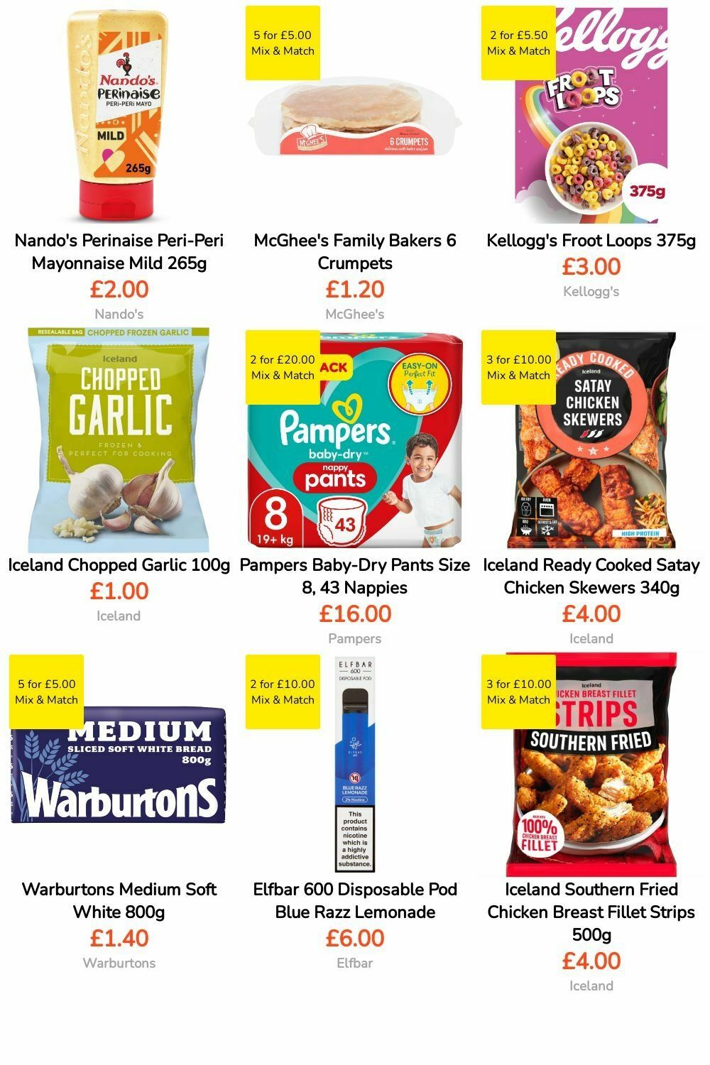 Iceland Offers from 29 March