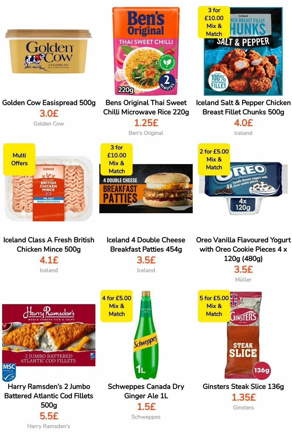 Iceland Offers from 3 May