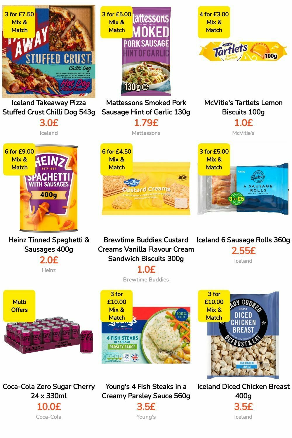 Iceland Offers from 3 May