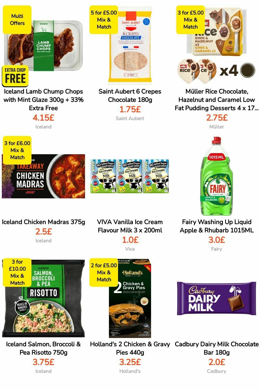 Iceland Offers from 3 May