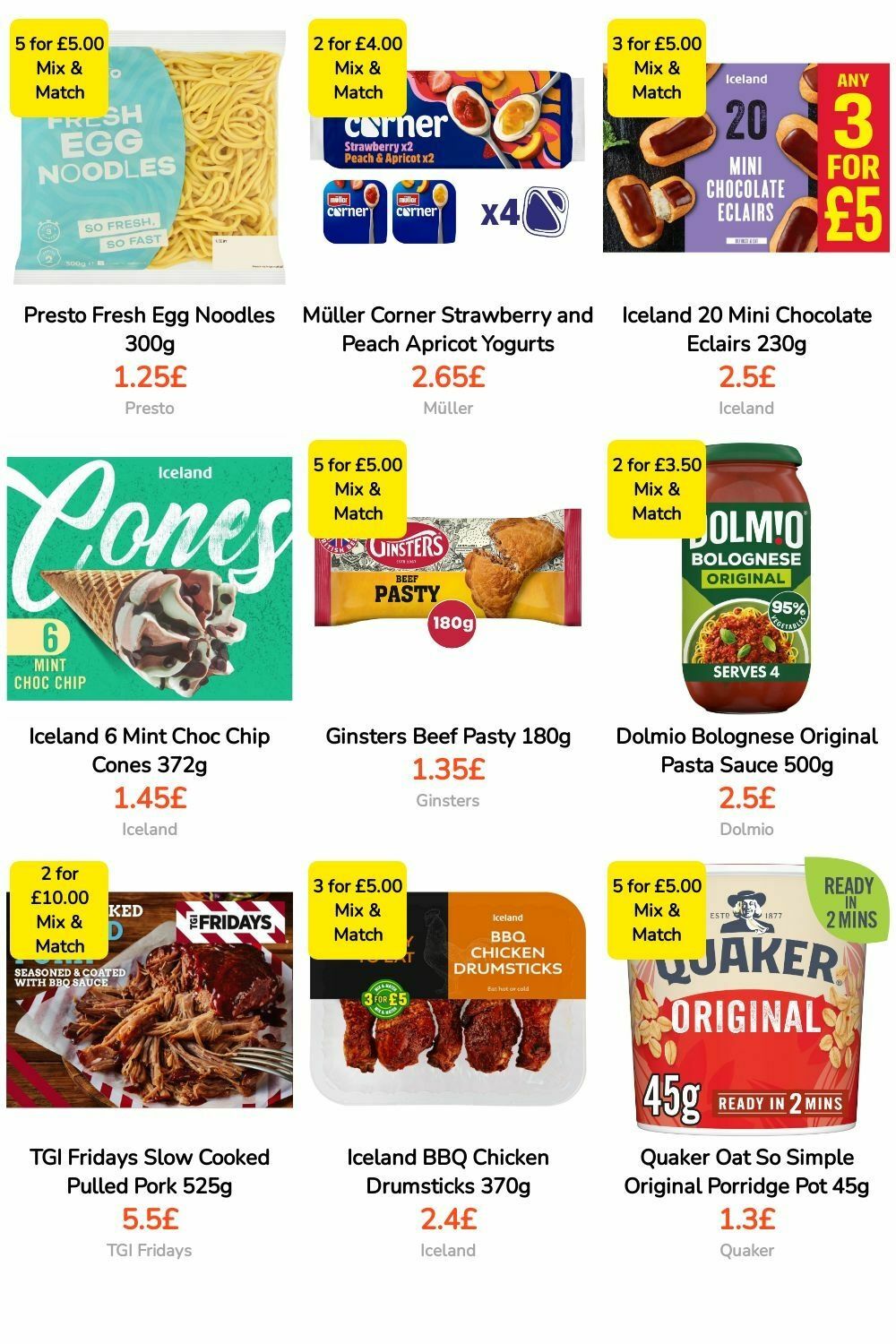 Iceland Offers from 3 May