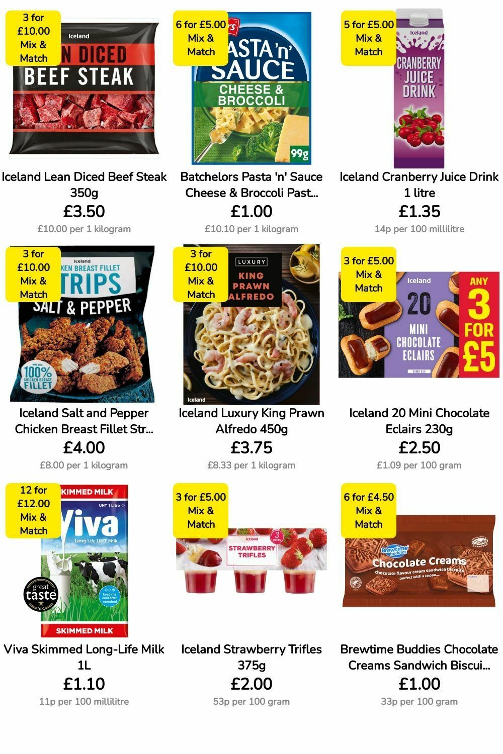 Iceland Offers from 13 September