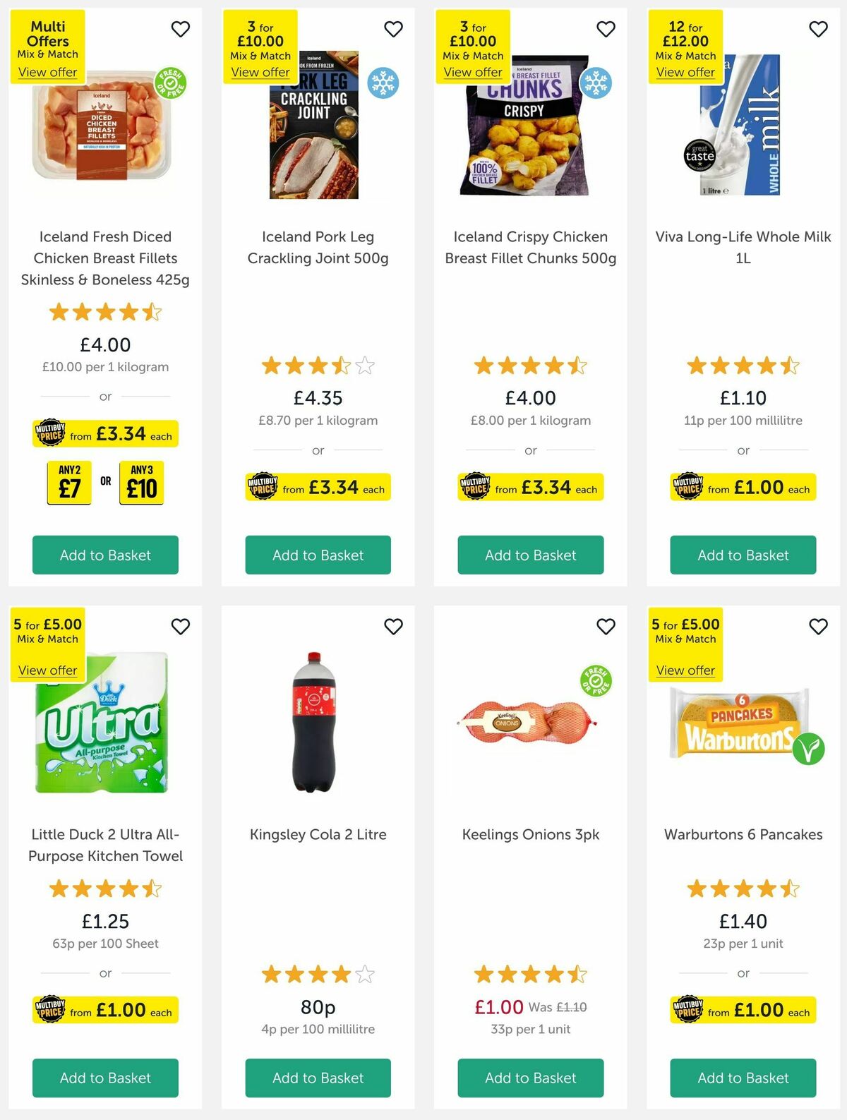 Iceland Offers from 21 November