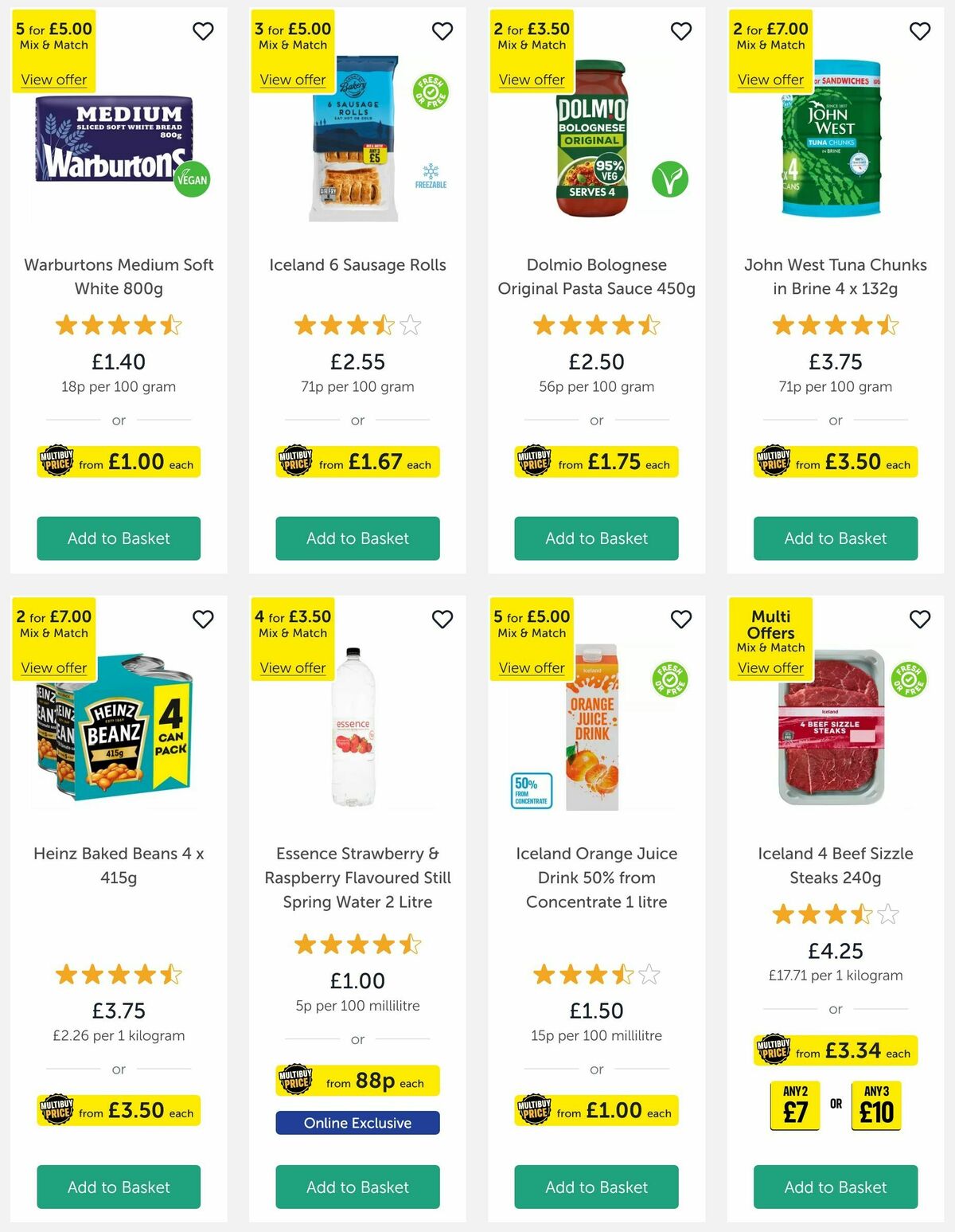 Iceland Offers from 10 January